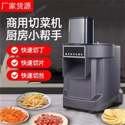 厨房商用电动切菜机多功能蔬菜切丁机水果切片机萝卜土豆切丝机