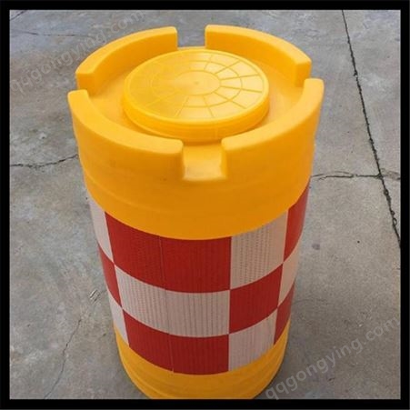 交通设施塑料防撞桶 圆柱型 围挡江苏华卫