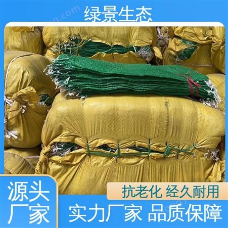 绿化袋可定制 耐腐蚀绿色固土环保 植生袋 批发河道护坡治理 绿景