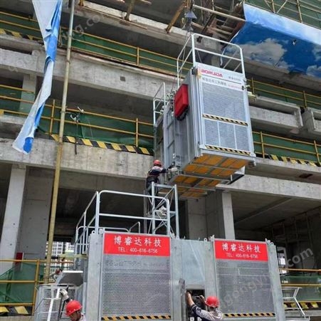 SC200/200SC200/200施工升降机 工地垂直人货电梯 变频智能零高度施工电梯