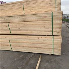 辐射松木方 玖嘉木业工地方木 四面见线耐腐蚀白松 6米加长